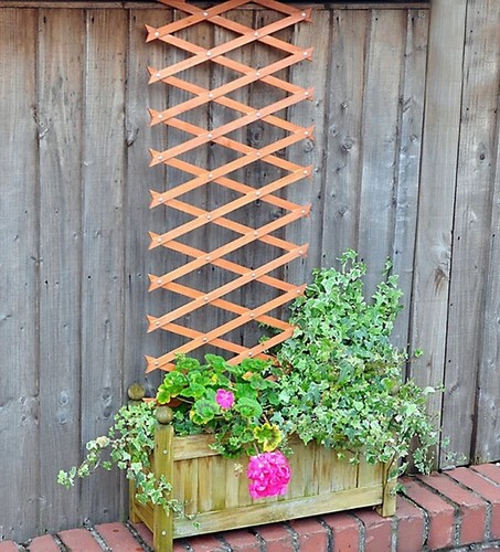 6ft wooden garden - 6ft, trellis