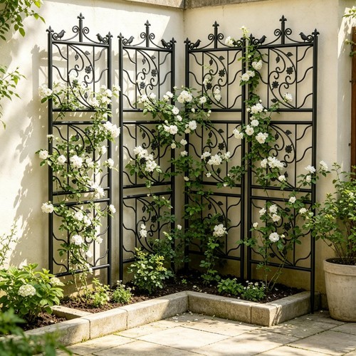 Set metal garden - of,