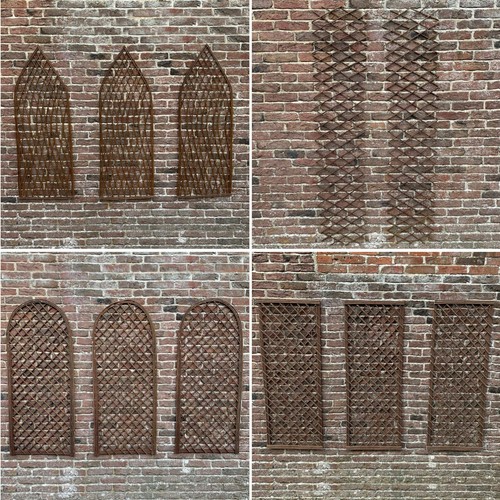 Garden trellis willow panels - garden,