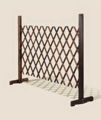 Wood expanding garden trellis - wood,